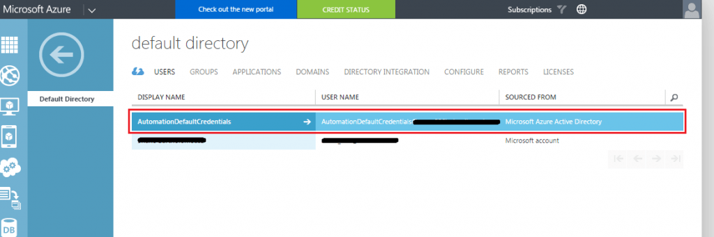 Azure Portal Screenshot