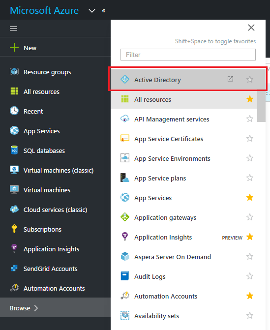 Azure Portal Screenshot