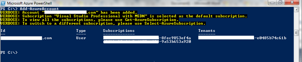 PowerShell Screenshot