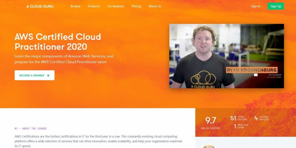 AWS Cloud Practitioner Screenshot