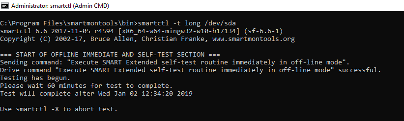 Smartctl