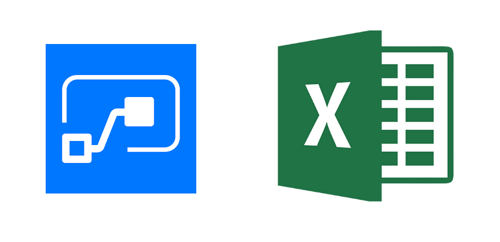 Microsoft Flow and Excel Logos