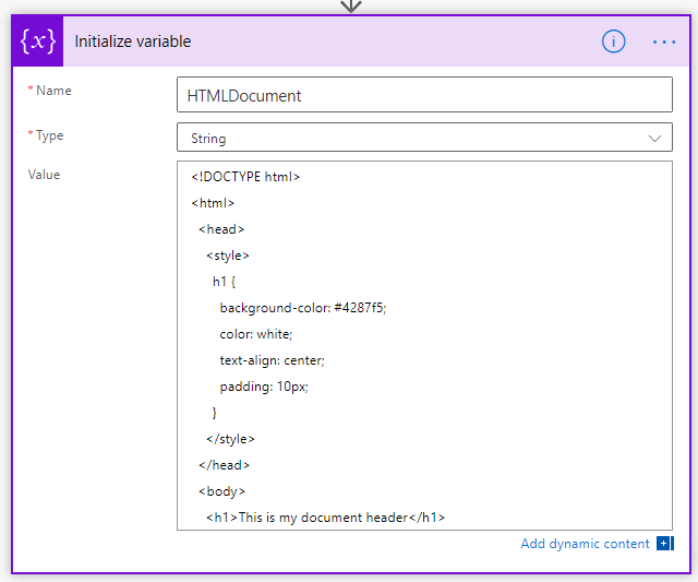 Microsoft Power Automate Screenshot