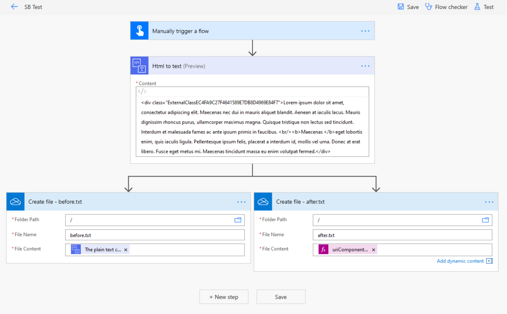 Power Automate Screenshot